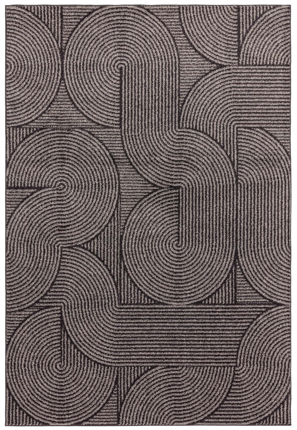 ASY Muse 120x170cm Charcoal Swirl szőnyeg MU01
