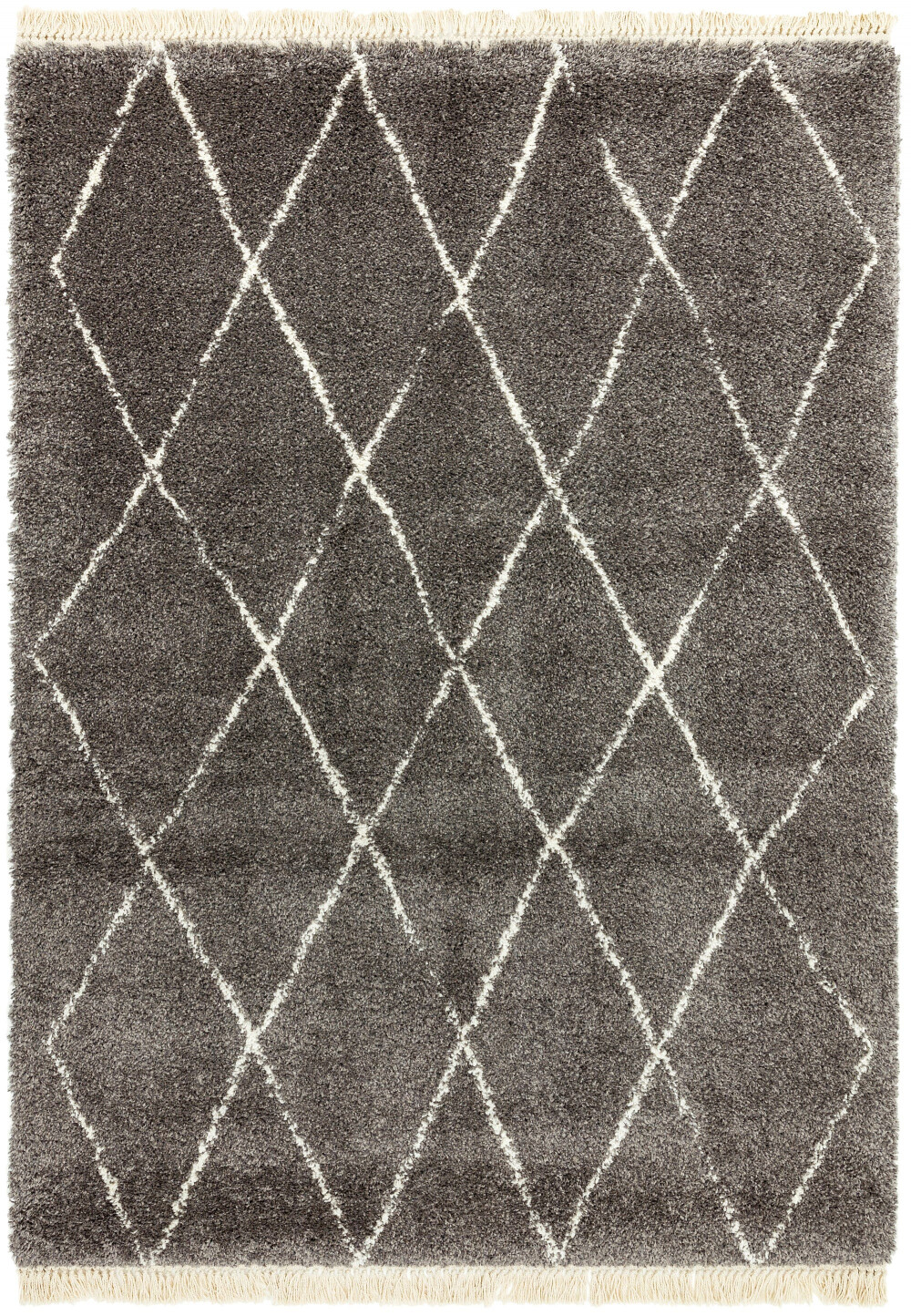 ASY Rocco Rug 200x290cm RC07 GREY DIAMOND