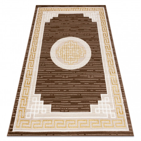 Kab. Modern MEFE szőnyeg 9096 görög kulcs - bézs / barna 140x190 cm