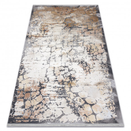 Kab. Modern LUCE 74 vintage - szürke / mustár 154x220 cm szőnyeg