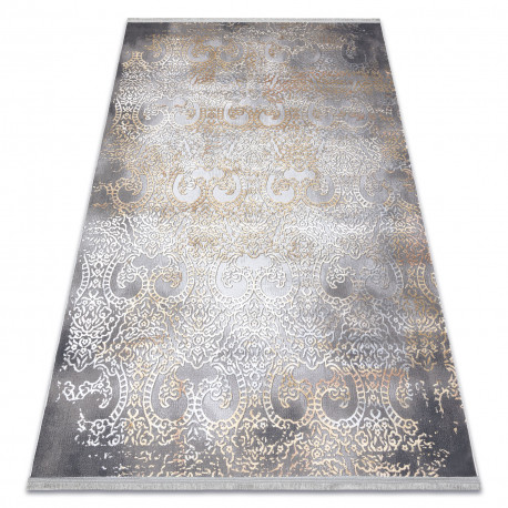 Kab. Modern LUCE 84 vintage - szürke / mustár 154x220 cm szőnyeg