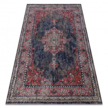 Kab. Modern szőnyeg MUNDO E0551 vintage szabadtéri piros / fekete 140x190 cm Kab. Modern szőnyeg MUNDO E0551 vintage szabadtéri piros / fekete 140x190 cm