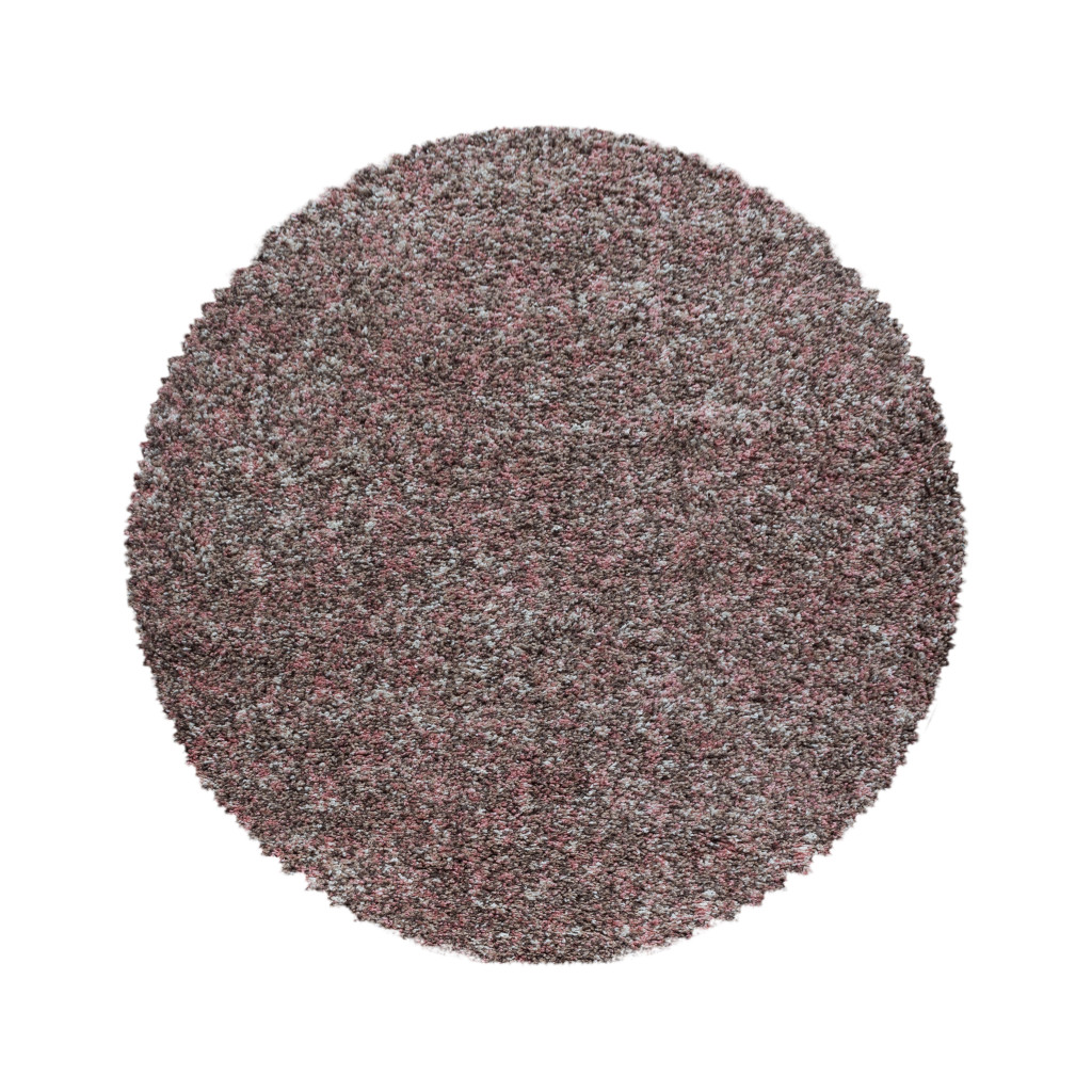 Ay. ENJOY 4500 80 x 80 cm rose shaggy szőnyeg - kör