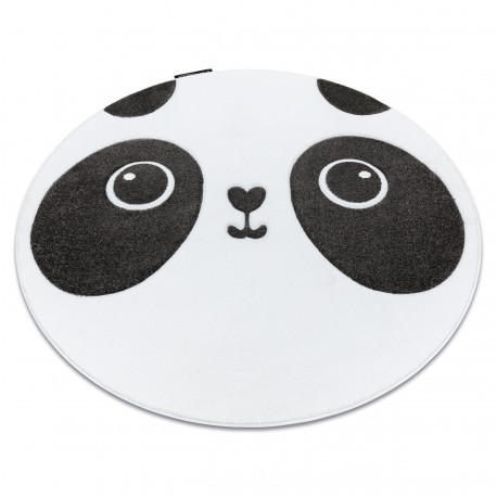Kab. PETIT szőnyeg PANDA kör fehér kerék 140 cm