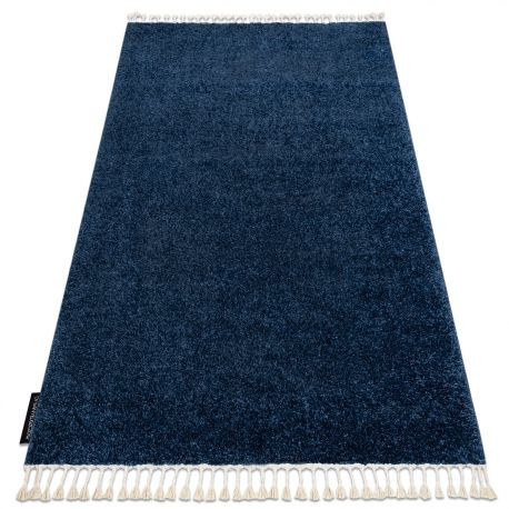 Kab. Szőnyeg BERBER 9000 sötétkék Rojt shaggy 140x190 cm Kab. Szőnyeg BERBER 9000 sötétkék Rojt shaggy 140x190 cm