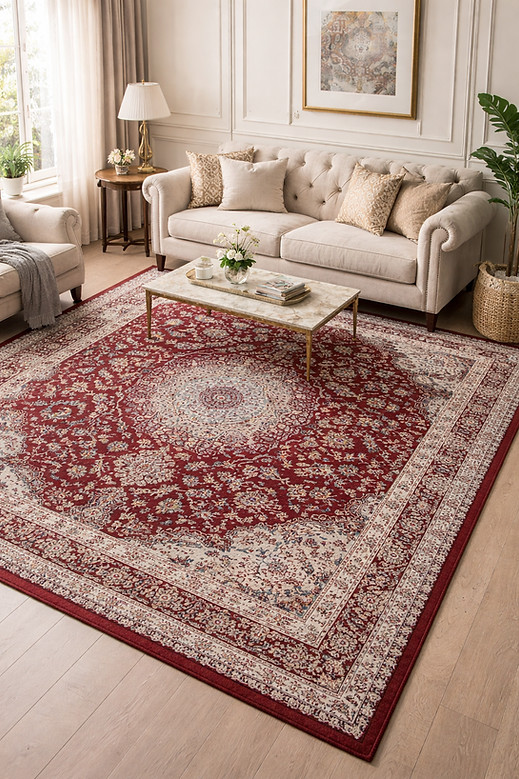 Ber. JASMIN 9871 piros 200 x 290 cm klasszikus szőnyeg