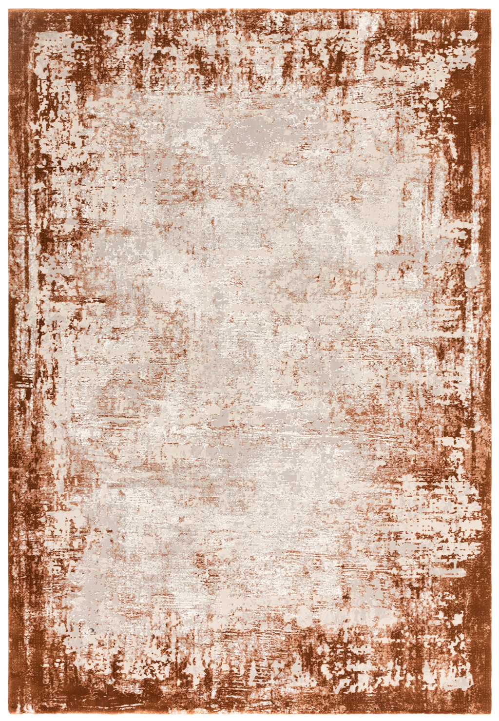 ASY pl Kuza 160x230cm Border Terracotta