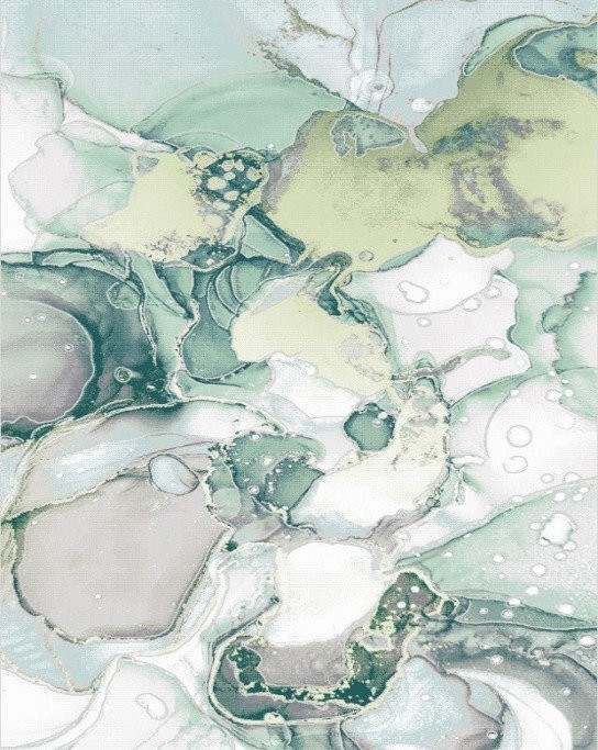 Ber. MYRA 1531 zöld 160 x 220 cm modern szőnyeg