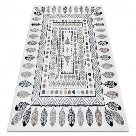 Kab. Szőnyeg FUN Teepee gyerekeknek, indián, krém 160x220 cm