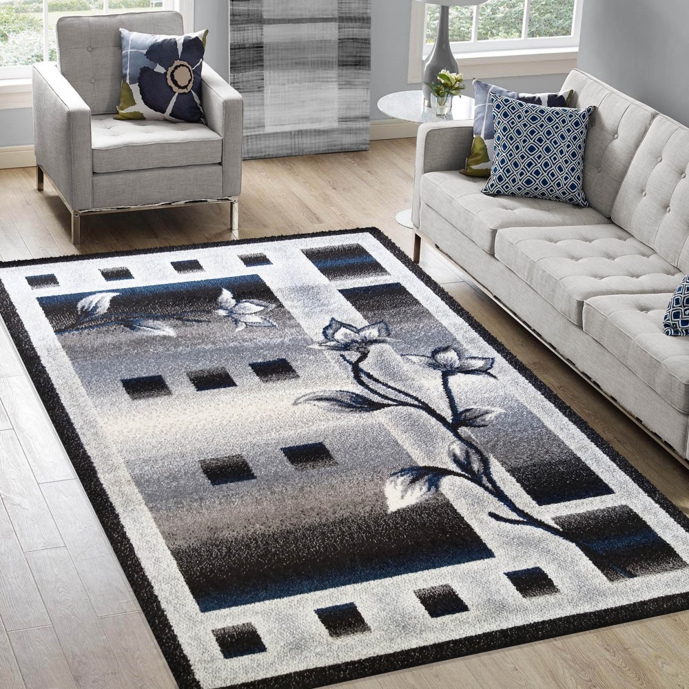 Szőnyeg Dy. Otto 02 szürke-türkiz 120 x 170 cm