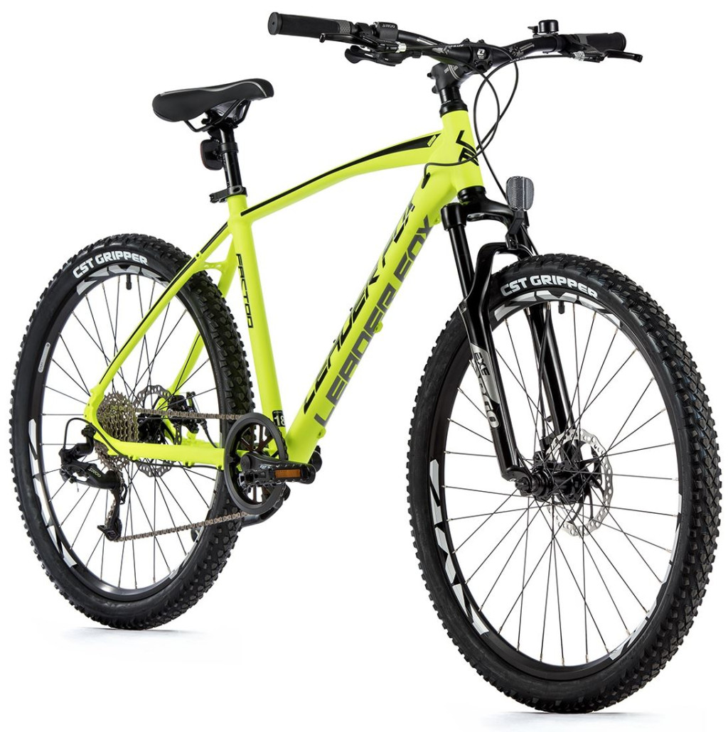 Leader Fox FACTOR gyerek kerékpár, fiúknak 2023-2 /26"/18"/ neon sárga