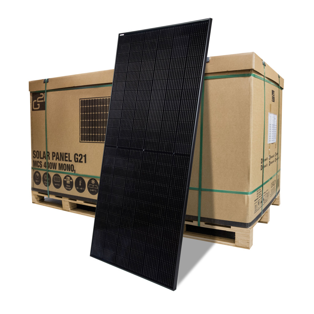 G21 MCS LINUO SOLAR 440W napelem mono, fekete - raklap 31 db, ár/darab