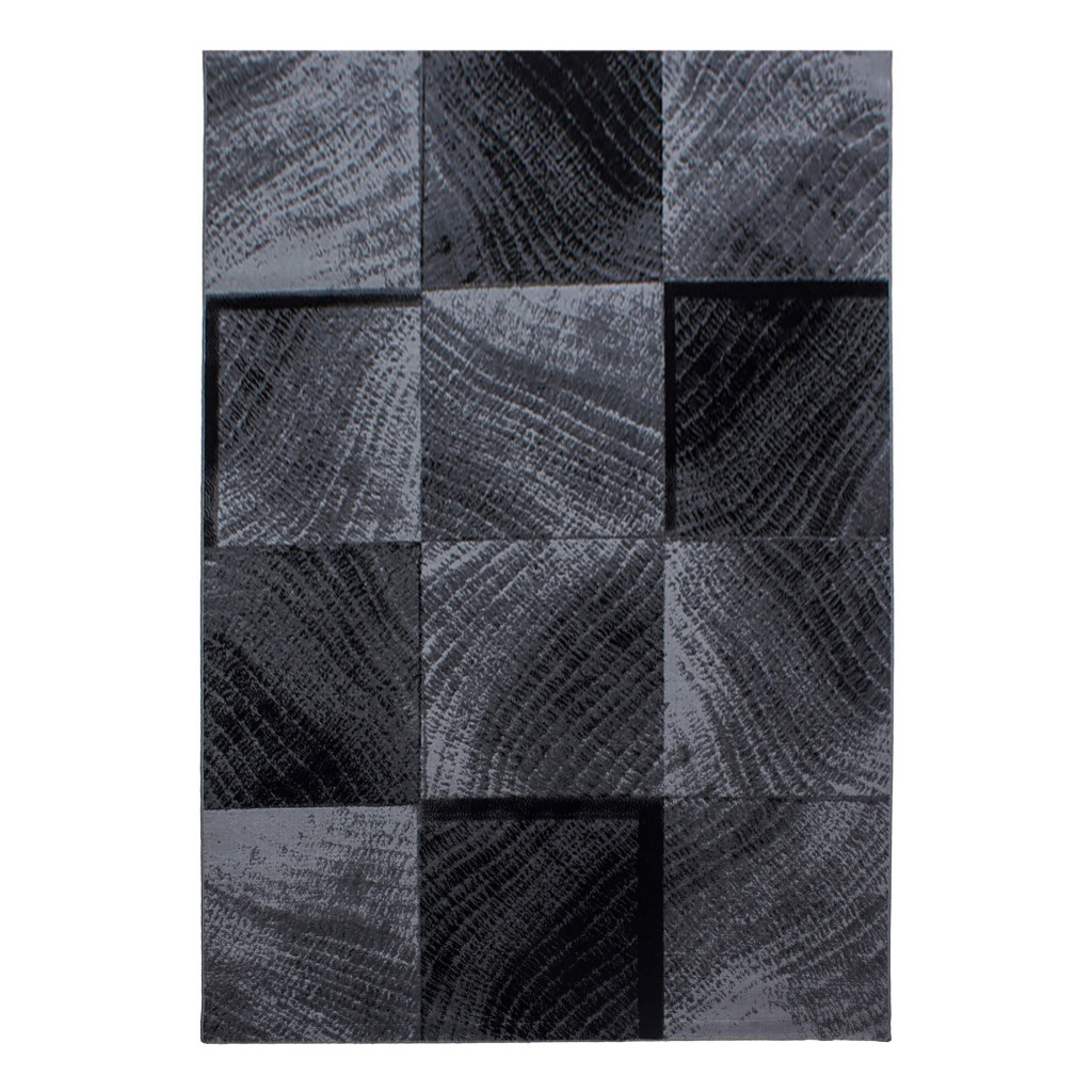 Ay. PLUS 8003 140 x 200 cm fekete Modern szőnyeg