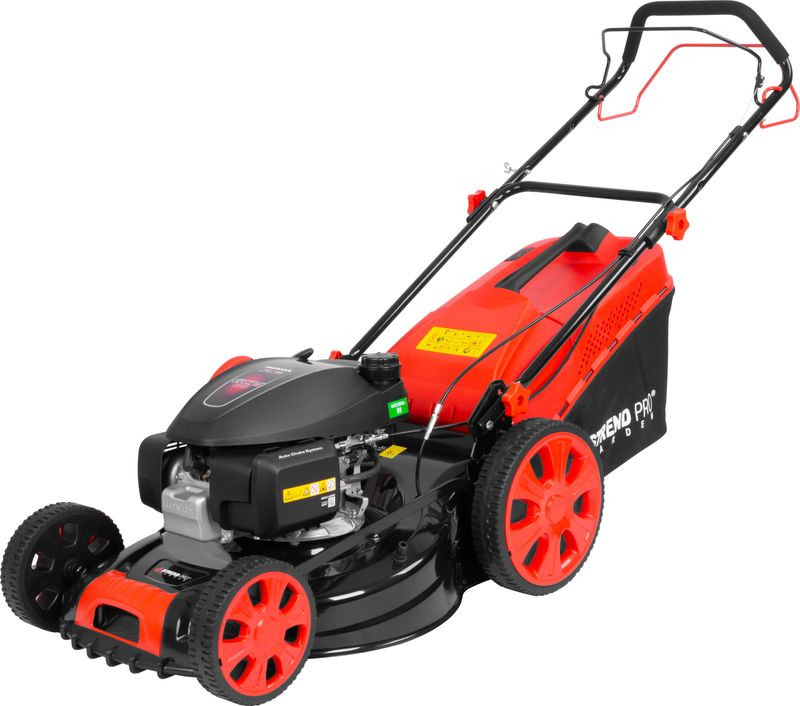 Benzinmotoros fűnyíró, Strend Pro Garden LMA20S41, fekete/piros, vágásszélesség: 50,8 cm, Honda GCV170 motor, 166 cm3, 4 ütemű, 2400 W, 3,2 LE, 2800 fordulat/perc, 60 l gyűjtőkosár, mulcsozás, oldalkidobás, önjáró