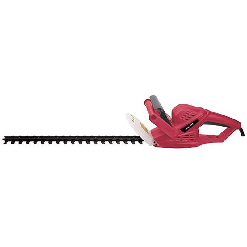 Elektromos sövényvágó, Worcraft WPHT132, piros/fekete, 600 W, 51 cm pengehossz, 1700 löket/perc, pengefék, maximum 16 mm ágvastagság
