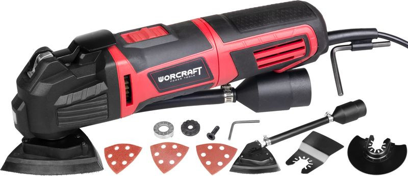 Szerszám Worcraft MF-300, 300 W, 10.000-18.500 ford./perc, multifunkciós csiszoló