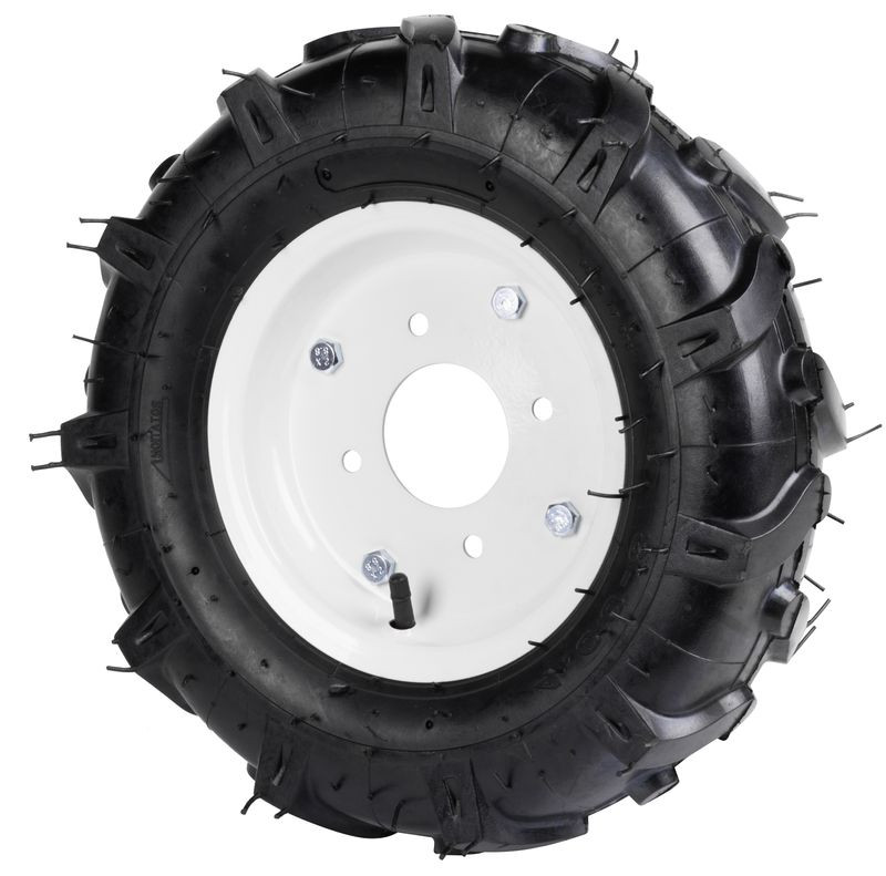 Kapálógép kerék, Worcraft WPLM112 benzinmotoros kapálógéphez, 1 pár, 7,5 cm széles, 32 cm átmérő, felfújható