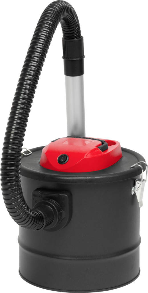 Elektromos hamuporszívó, Strend Pro MAC185A, fekete, 800 W, tartály: 12 l, HEPA szűrő, hideg hamuhoz, festett acél tartály