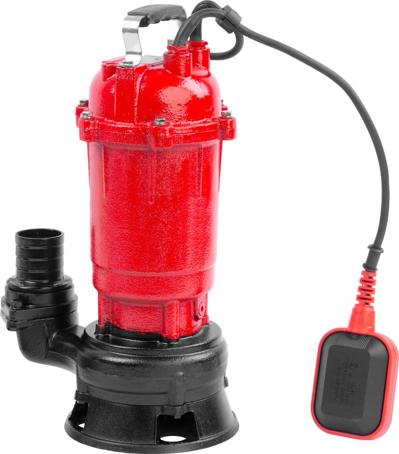 Elektromos búvárszivattyú, Strend Pro Garden QDX5, 900 W, 10 m kábel, maximális emelőmagasság: 14 m, 333 l/perc, IPX8, szennyvízhez, úszókapcsolós, késes