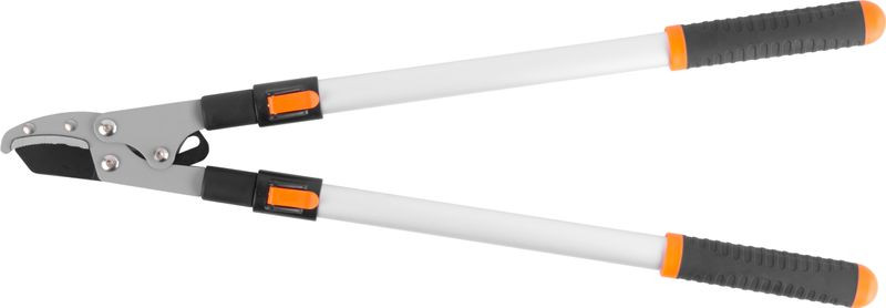 Ágvágó olló, Strend Pro Garden KT3859, fehér, 75–100 cm, alumínium nyél, acél penge, üllős, teleszkópos, maximum 30 mm átmérő