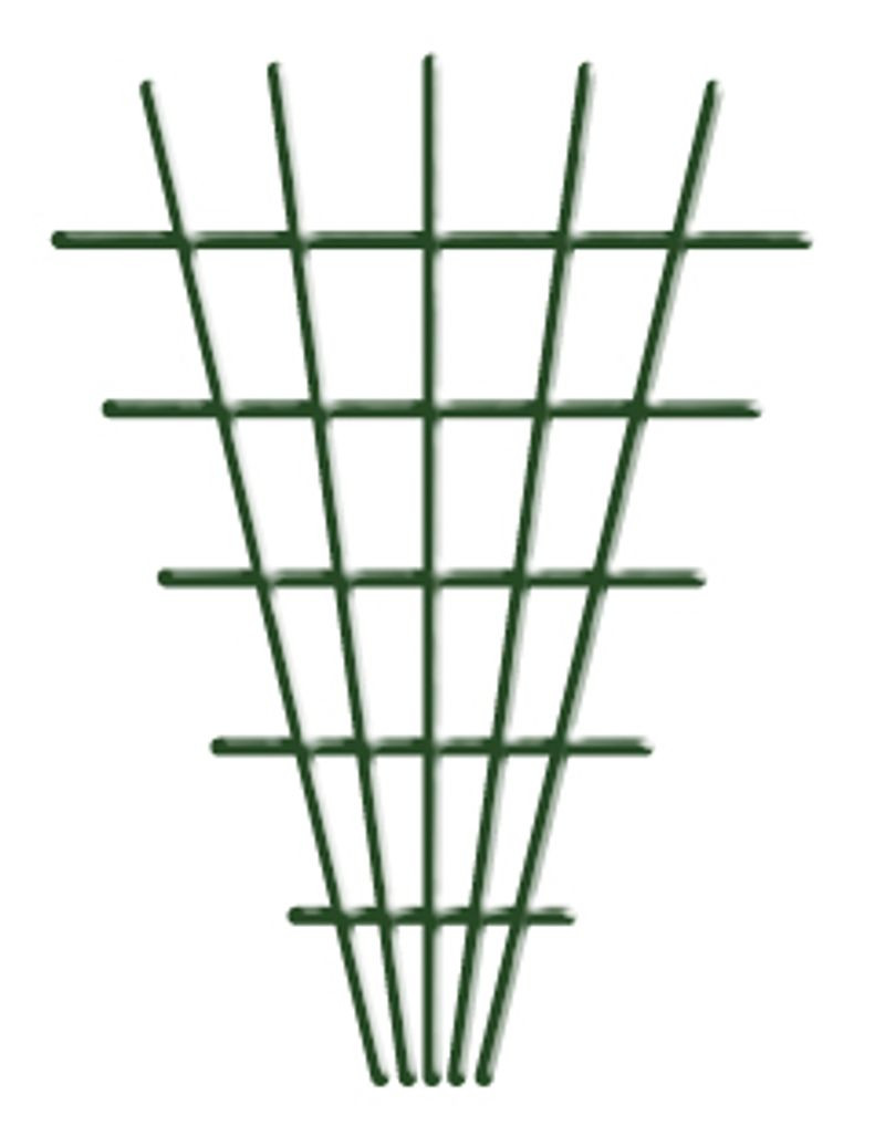 Futtatórács, Strend Pro Garden MEV5, zöld, 145 x 5 x 75 cm, 4/4,7 mm, V-alakú, porszórt acél, beltéri és kültéri használatra