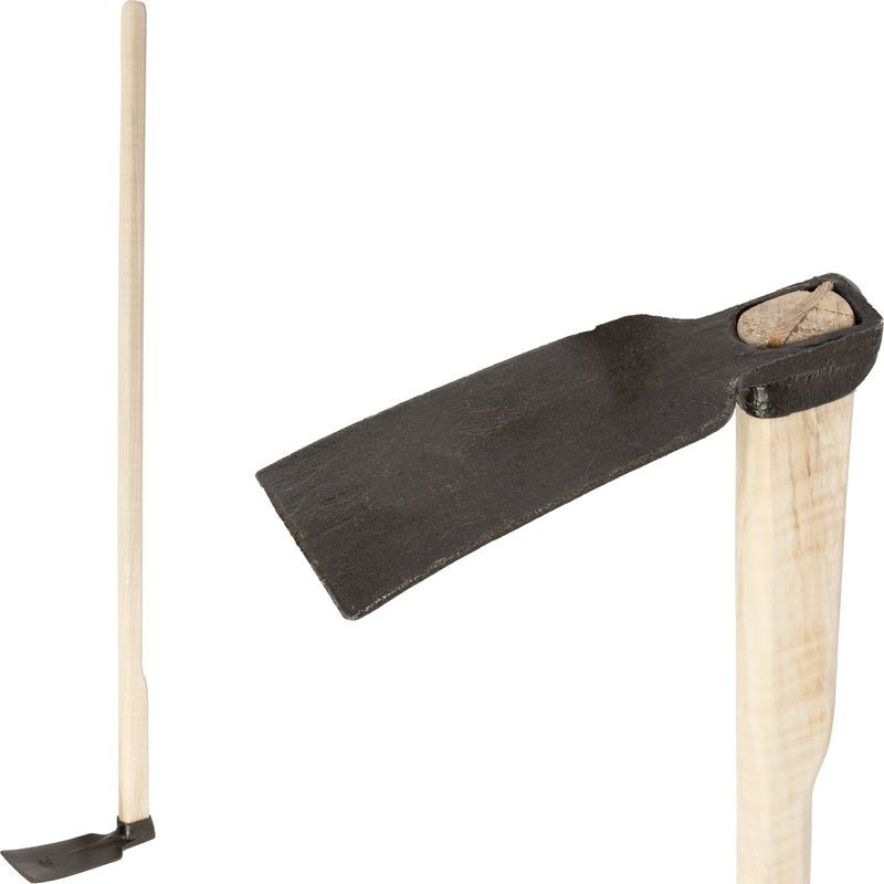 Kerti kapa, Strend Pro Garden Gardex Basmat, egyenes, 120 cm nyél, 8,5 cm munkaszélesség, acél fej, fa nyél