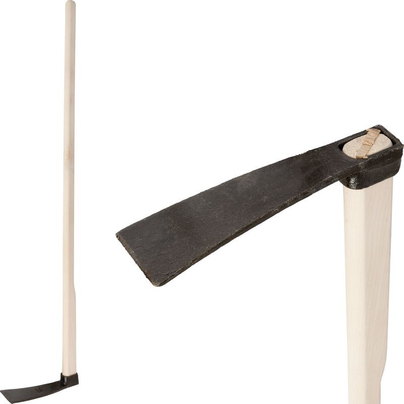 Kerti kapa, Strend Pro Garden Gardex Hingoli, egyenes, 120 cm nyél, 7 cm munkaszélesség, acél fej, fa nyél