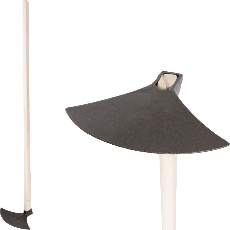 Kerti kapa, Strend Pro Garden Gardex Amba, sötétszürke, íves, acél fej, fa nyél
