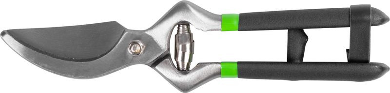 Metszőolló, Strend Pro Garden M0070, fekete, 220 mm, acél test, acél penge, maximum 20 mm átmérő