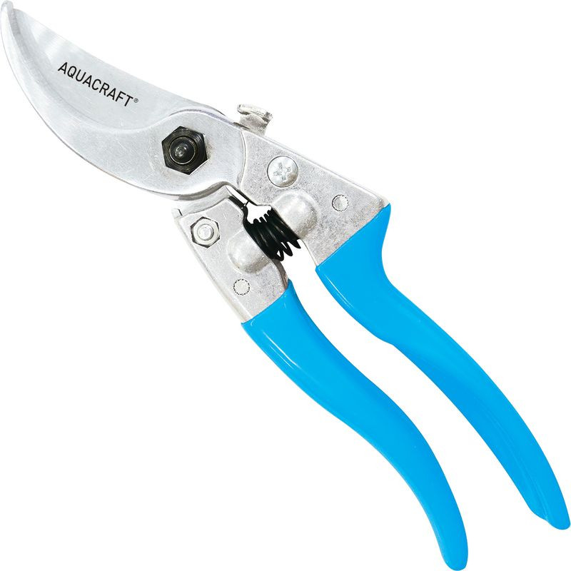 Metszőolló, Aquacraft 340160, kék, 260 mm, alumínium test, acél penge, maximum 14 mm átmérő