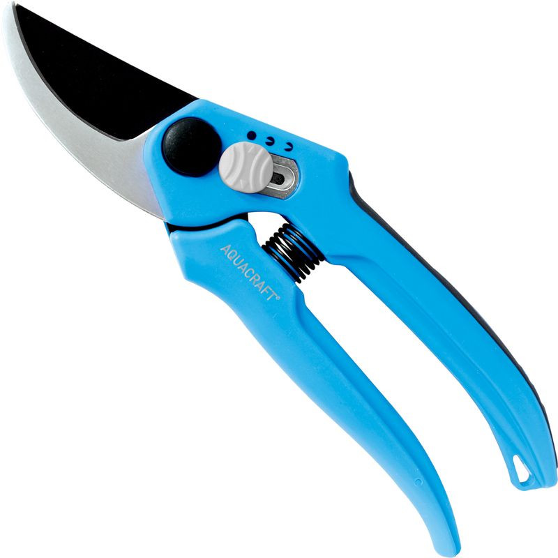 Metszőolló, Aquacraft 330720, kék, 99 mm, acél penge, maximum 15 mm átmérő