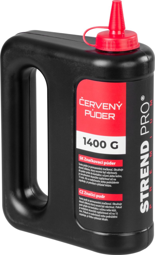 Por Strend Pro Premium, 1400 g, kőműves jelölőpor, piros