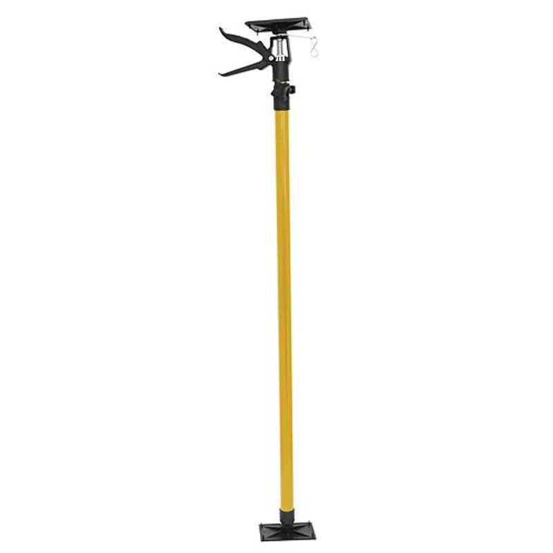 Teleszkópos támasztórúd, Strend Pro SP-804B, sárga/fekete, 115–290 cm, maximum 30 kg teherbírás, acél test, PVC nyomólapok