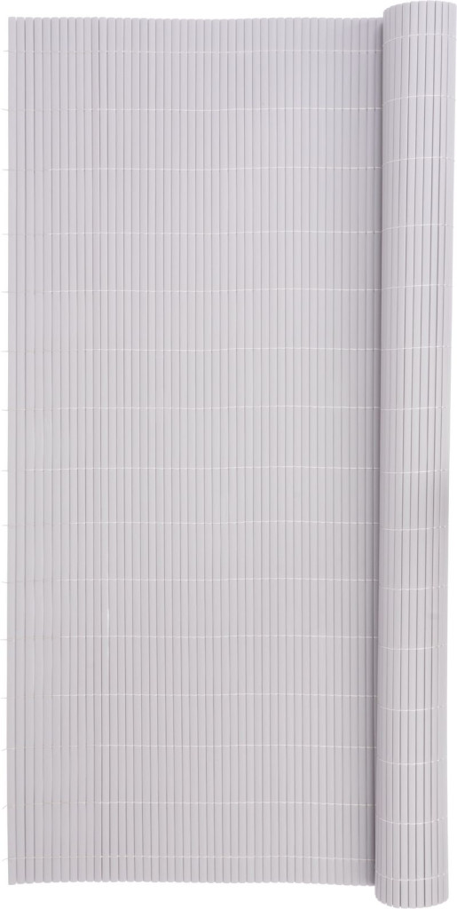 Lamellás kerítés, Strend Pro Garden Ence DF13, szürke, 150 cm x 3 m, PVC lamellák, 1300 g/m2, UV-álló, árnyékoló