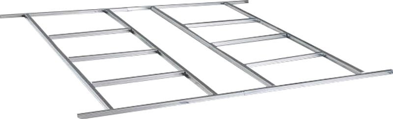 Padlószerkezet kerti házhoz, Strend Pro Garden 2172941-hez, 116 x 216 cm, erős, stabil, könnyű telepítés