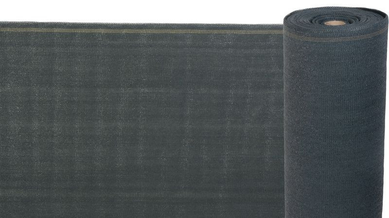Árnyékoló háló medence fölé, kerítésre, Strend Pro Garden, 1,8 x 50 m, antracit, HDPE, 150 g/m², 90% árnyékolás, UV-álló