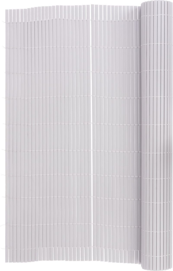 Lamellás kerítés, Strend Pro Garden Ence DF13, szürke, 90 cm x 3 m, PVC lamellák, 1300 g/m2, UV-álló, árnyékoló