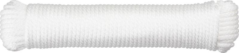 Ruhaszárító kötél Cloth-Line, L-20 m/4 mm, PP, fehér