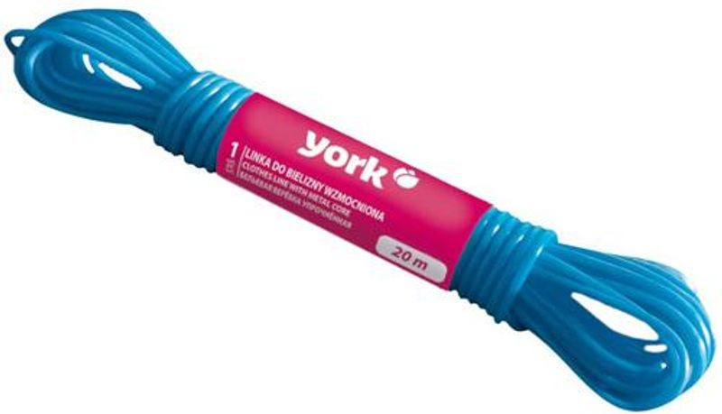 Ruhaszárító kötél York 096810, L-20 m