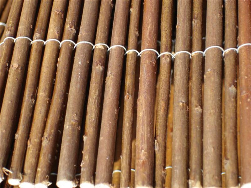 Fonott fűzfa kerítés, Strend Pro Garden Willow, barna, 100 cm x 5 m, zsákos csomagolás, árnyékoló, szélfogó