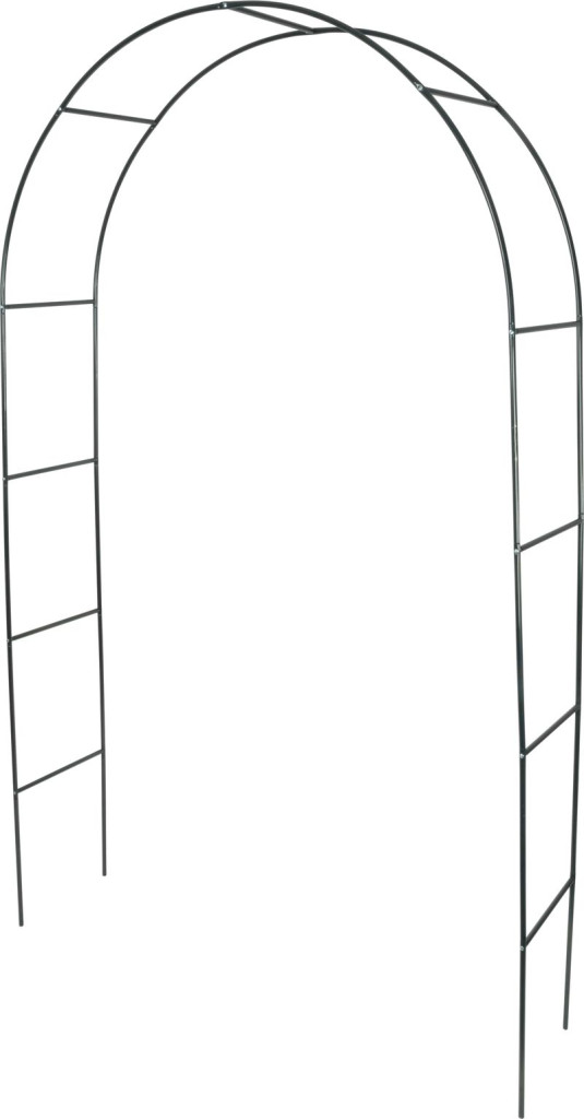 Kerti lugas, Strend Pro Garden GreenGarden ARCH14, sötétzöld, 240 x 37 x 140 cm, dekoratív, kúszónövényekhez