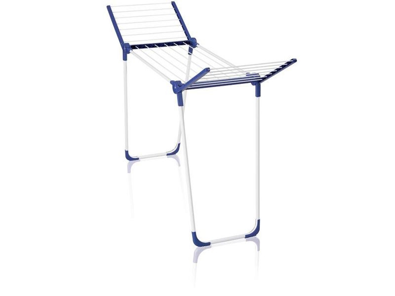 Leifheit 81720 Pegasus 120 Solid Compact ruhaszárító, fehér, 12 m szárítófelülettel, 43 cm széles kompakt kialakítással, fürdőkádba helyezhető, rozsdamentes, stabil és könnyen összecsukható kivitelben