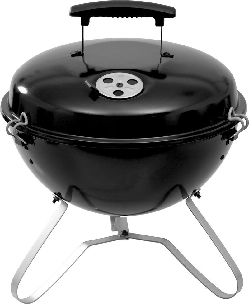 Strend Pro Grill Niko faszenes grill - fekete - 37 x 43 cm