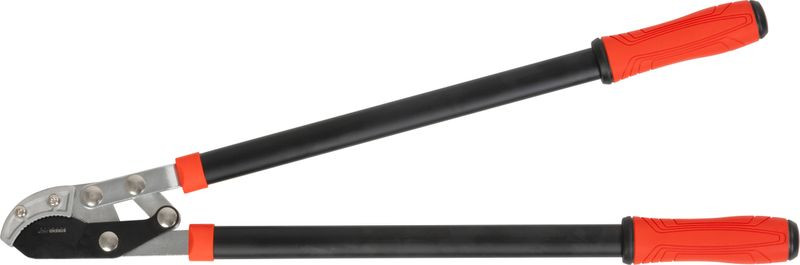 Ágvágó olló, Strend Pro Premium, fekete/piros, 70,5 cm, acél nyél, acél penge, maximum 35 mm átmérő, áttételes