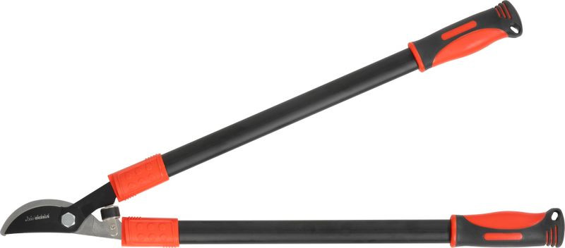 Ágvágó olló, Strend Pro Premium, fekete/piros, 70 cm, acél nyél, acél penge, lengéscsillapítós
