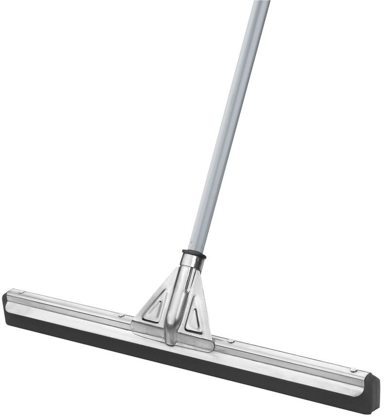 Vízlehúzó, Neco, padlóhoz, dupla szívógumis fej, acél, PP és EVA anyagokból, 55 cm fej, 125 cm nyél