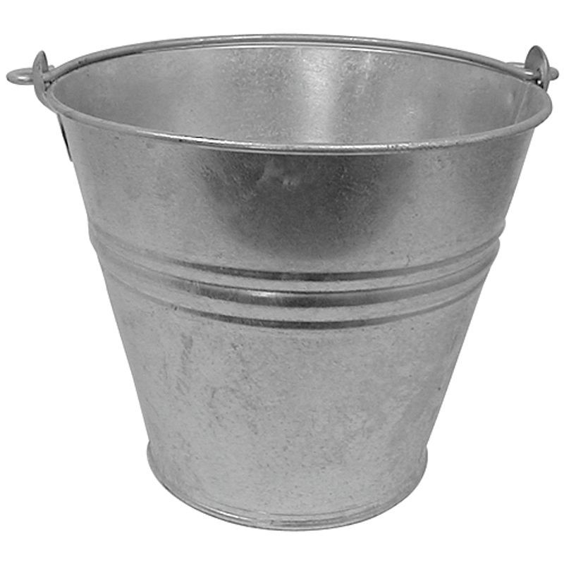 Horganyzott vödör, Kovotvar, 8 l, átmérő 28 cm, magasság 26 cm, alsó átmérő 18 cm (254054)