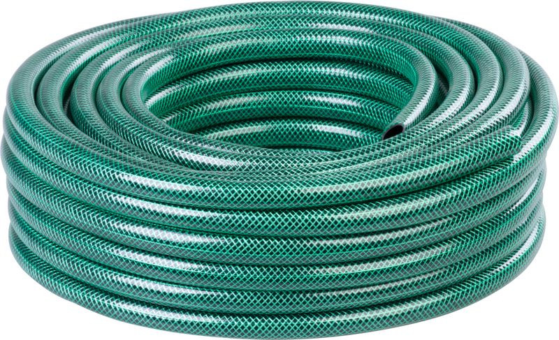 Kerti locsolótömlő, Strend Pro Garden Economic, zöld, 3/4", 15 m, 20 bar, PVC, UV-álló, -5°C és +65°C között hőálló