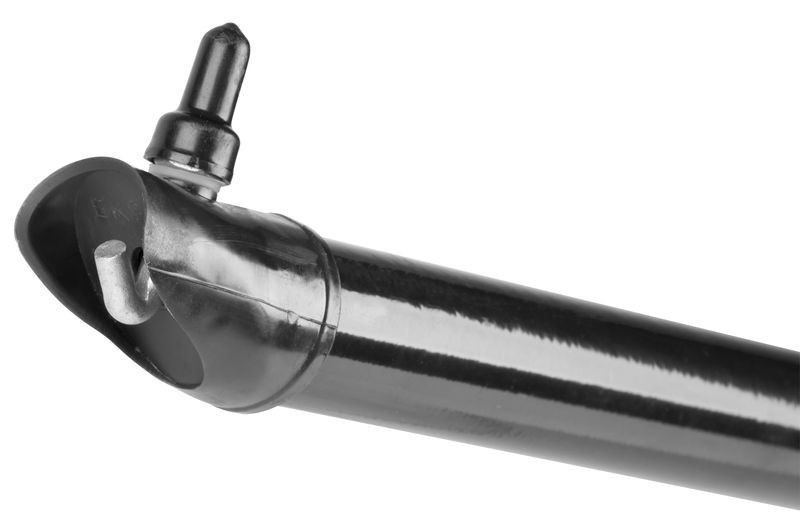 Kerítésoszlop merevítő, Strend Pro Garden Metaltec, antracit, 200 cm, átmérő: 38 mm, kerek, PVC bevonatú horganyzott acél