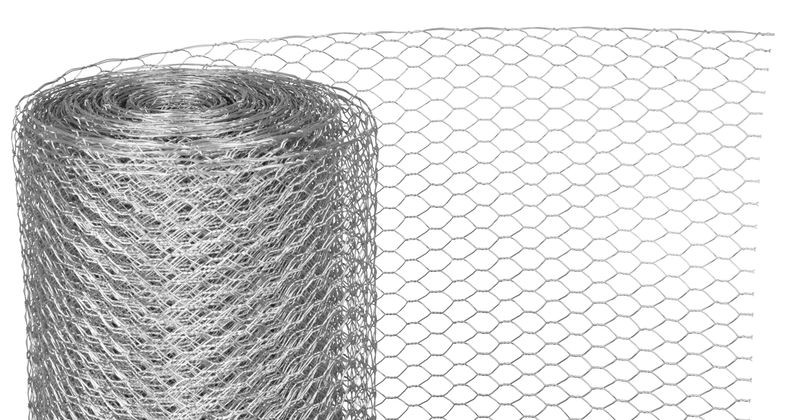 Csibeháló, csirkeháló, Strend Pro Garden Hex ZN, ezüst, 100 cm x 10 m, szemméret: 20 mm, drótvastagság: 0,7 mm, horganyzott, hatszögletű